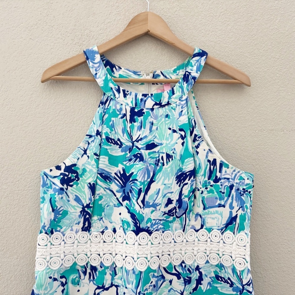 Lilly Pulitzer Ashlyn Shift Dress 14 Elephant Appeal Classic Resort Vacation NWT - Picture 7 of 14